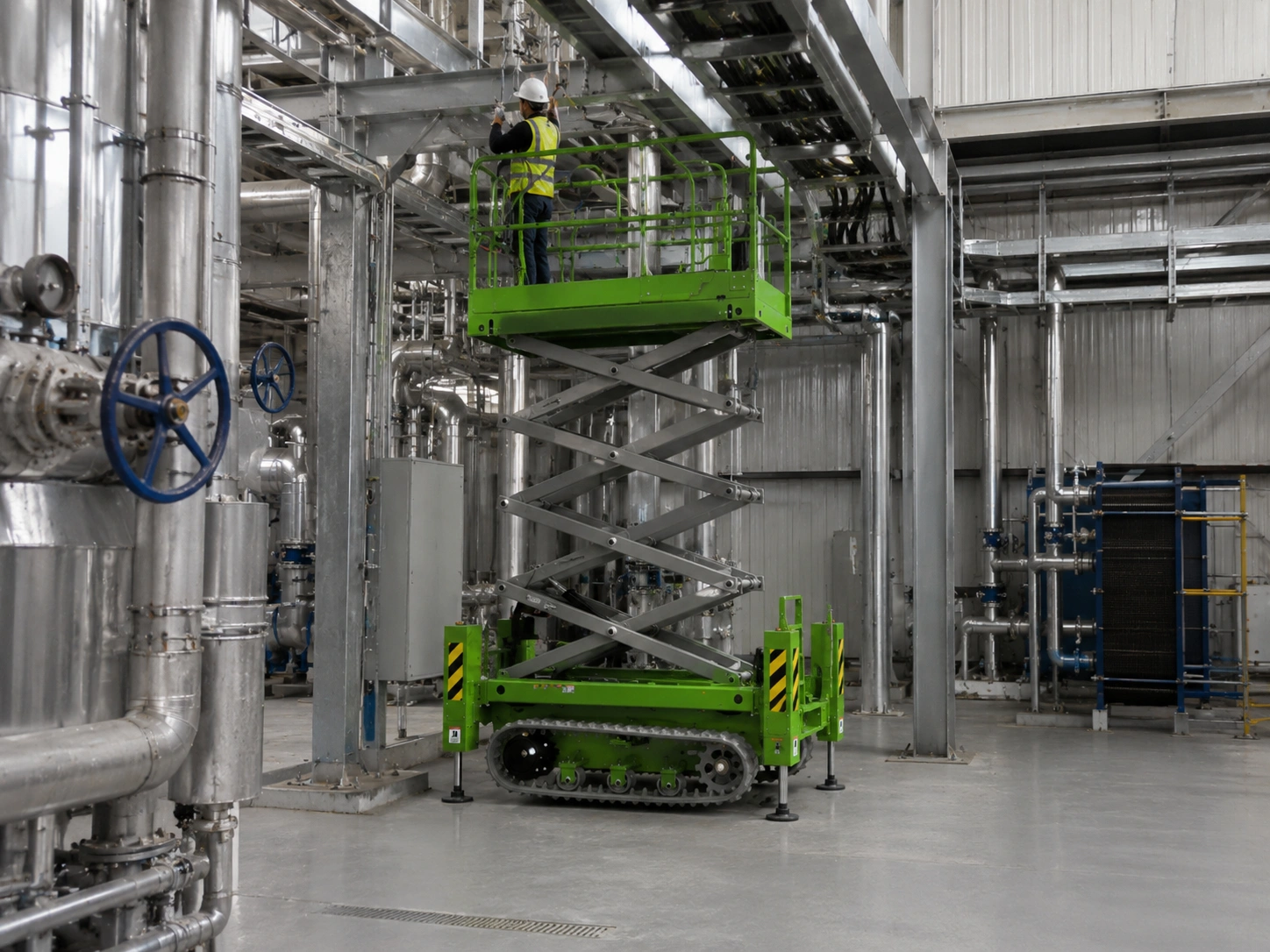 Facility Maintenance crawler lift application