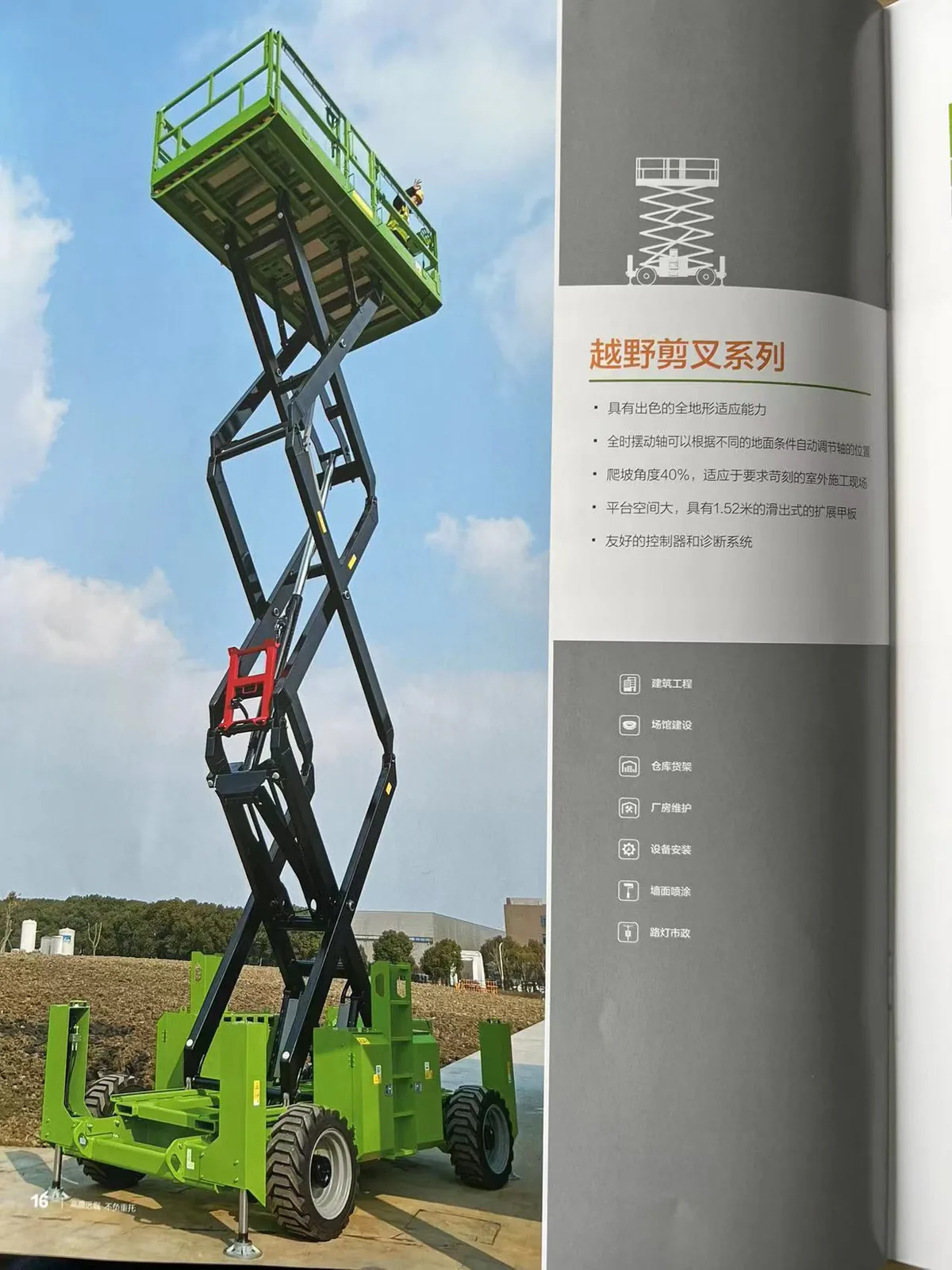Diesel Rough Terrain Scissor Lift Series